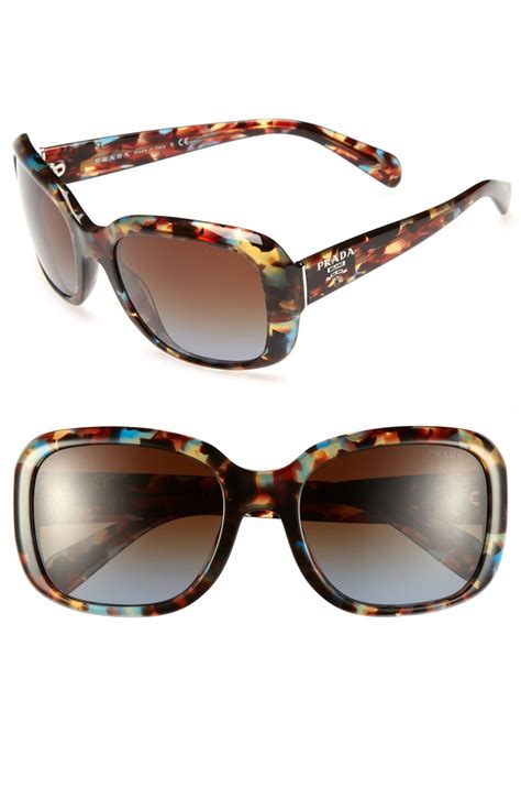 prada blue and brown glasses|prada sunglasses blue tortoise shell.